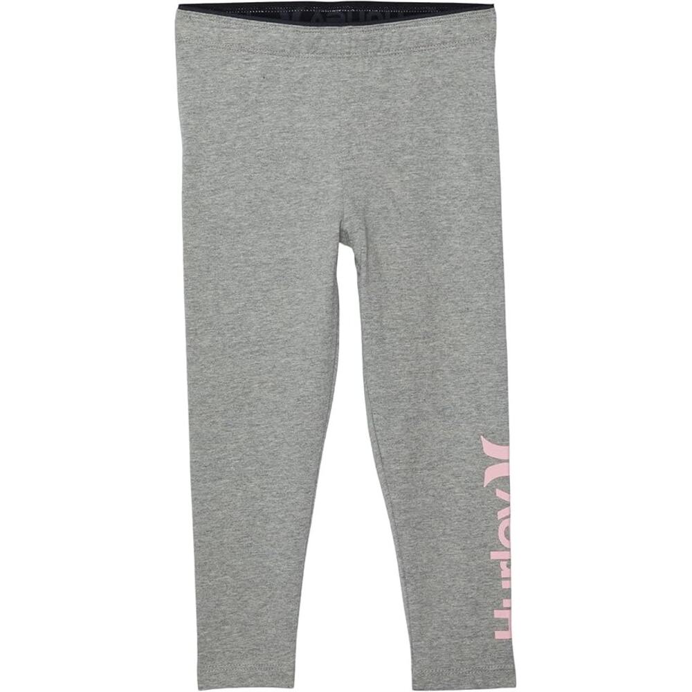 Hurley Kids One And Only Leggings (Little Kids) Dark Grey Heather, Size S